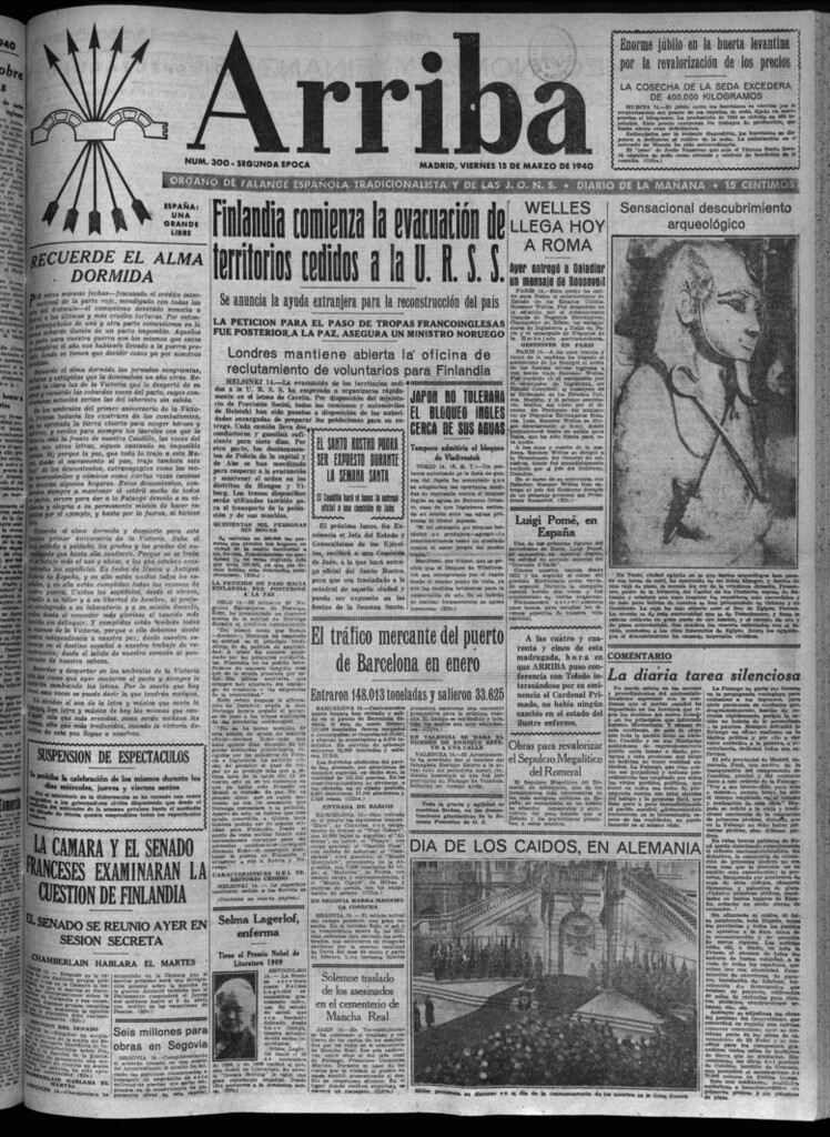 Miniatura de Arriba del 15 de marzo de 1940