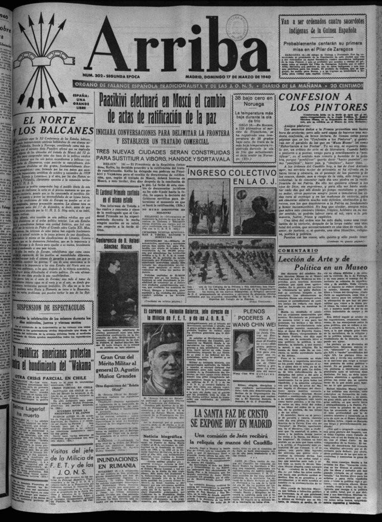 Miniatura de Arriba del 17 de marzo de 1940