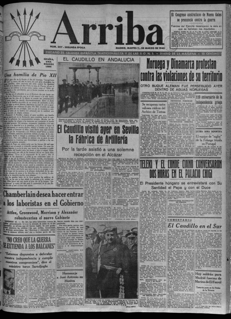 Miniatura de Arriba del 26 de marzo de 1940