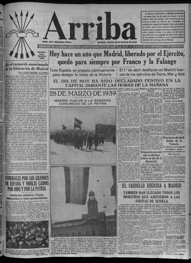 Miniatura de Arriba del 28 de marzo de 1940