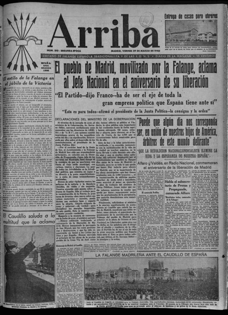 Miniatura de Arriba del 29 de marzo de 1940