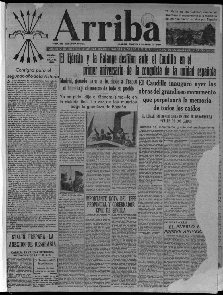 Miniatura de Arriba del 2 de abril de 1940
