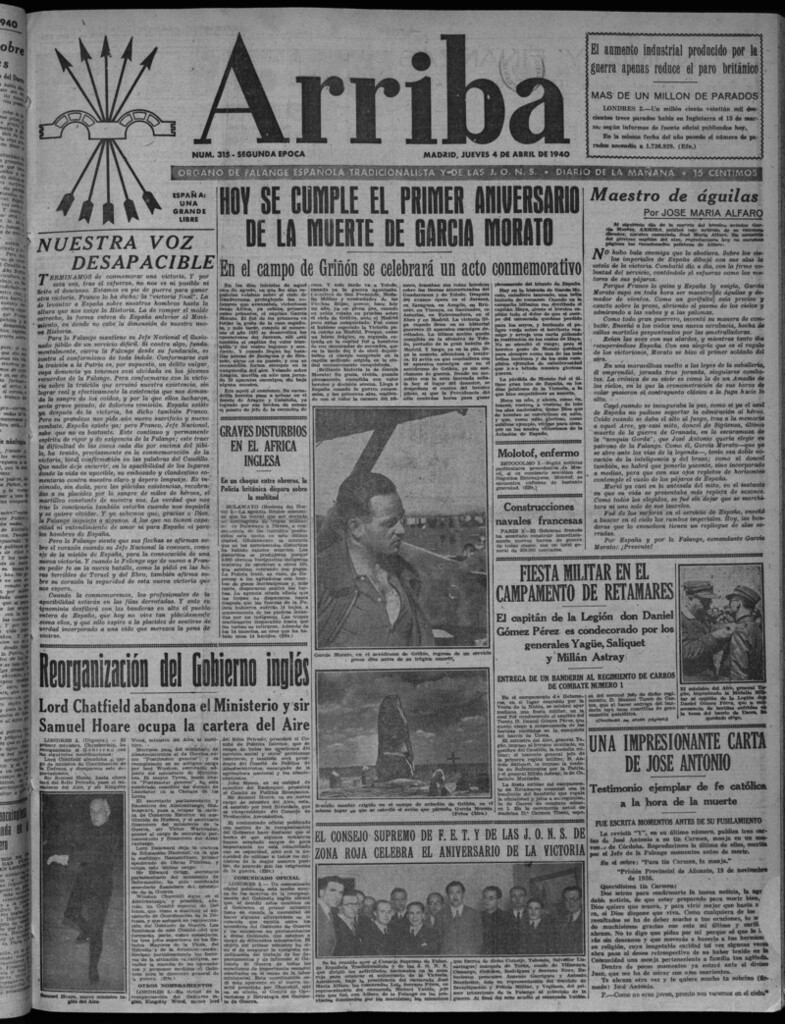 Miniatura de Arriba del 4 de abril de 1940