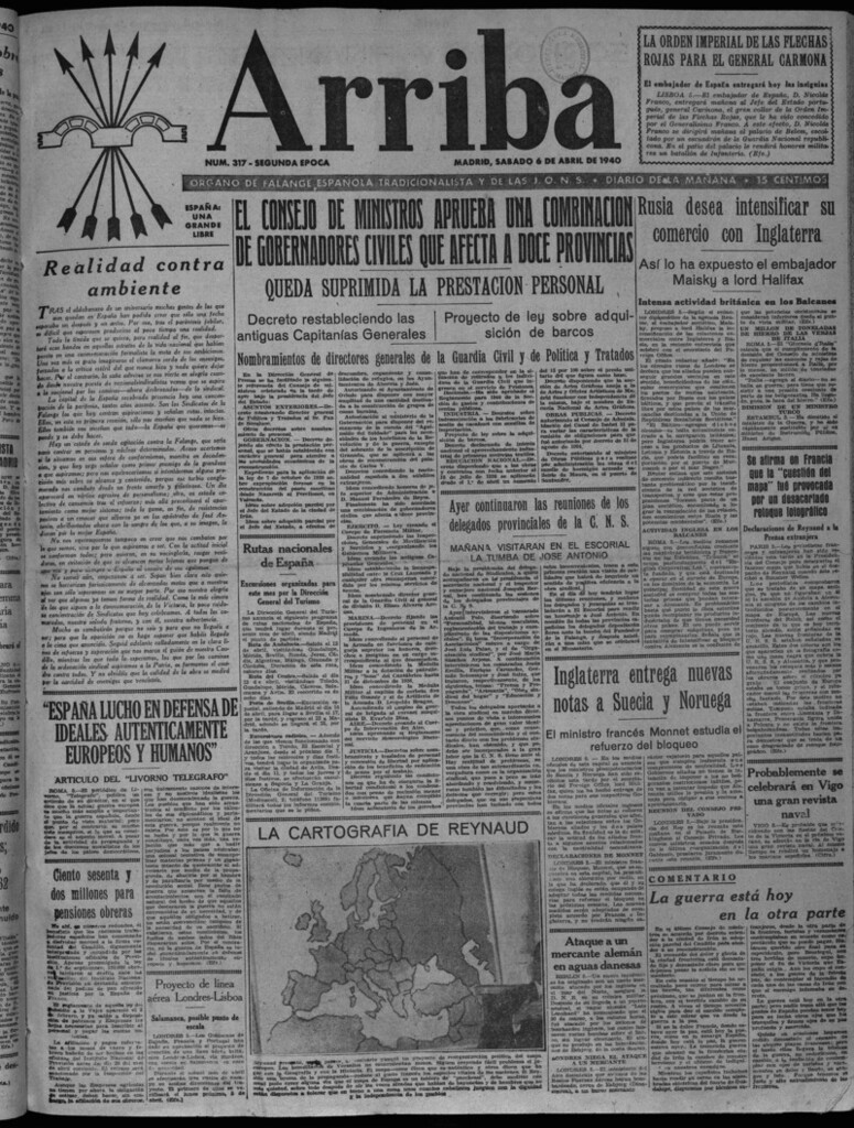 Miniatura de Arriba del 6 de abril de 1940