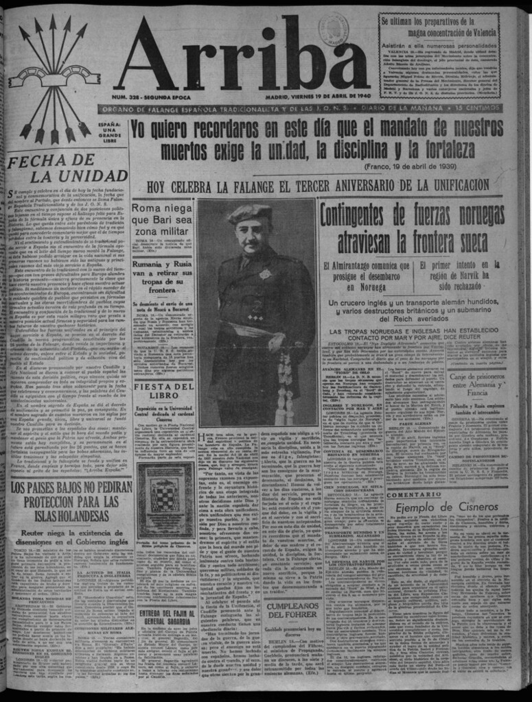 Miniatura de Arriba del 19 de abril de 1940