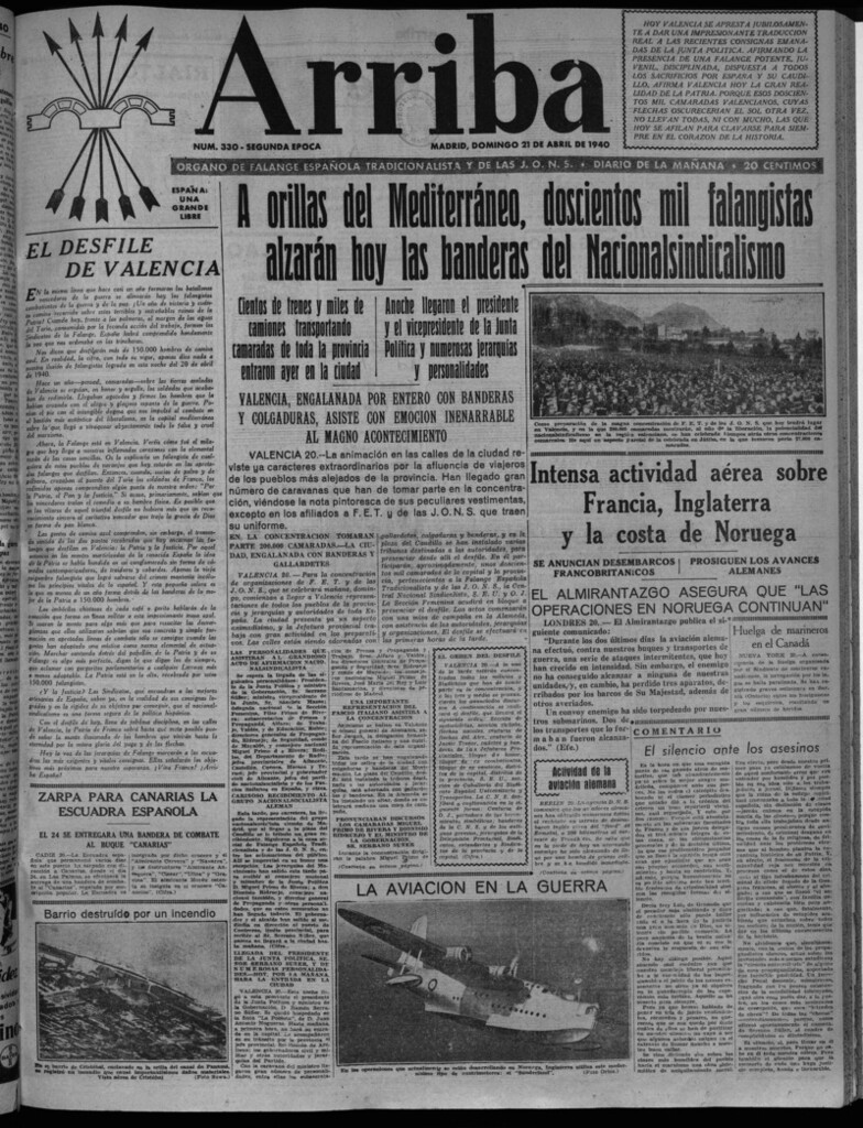 Miniatura de Arriba del 21 de abril de 1940