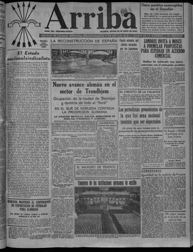 Miniatura de Arriba del 25 de abril de 1940