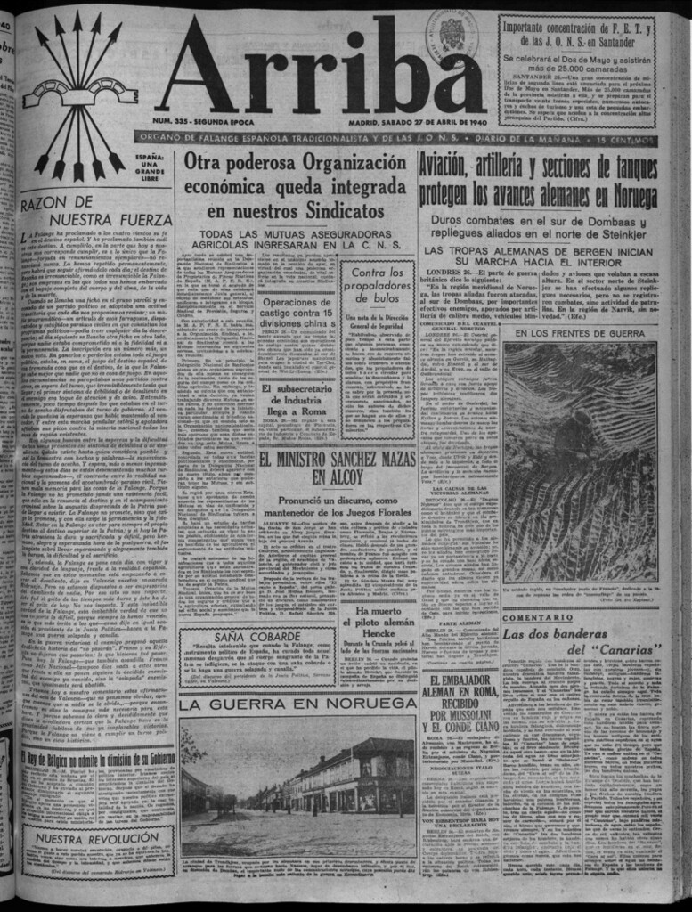Miniatura de Arriba del 27 de abril de 1940