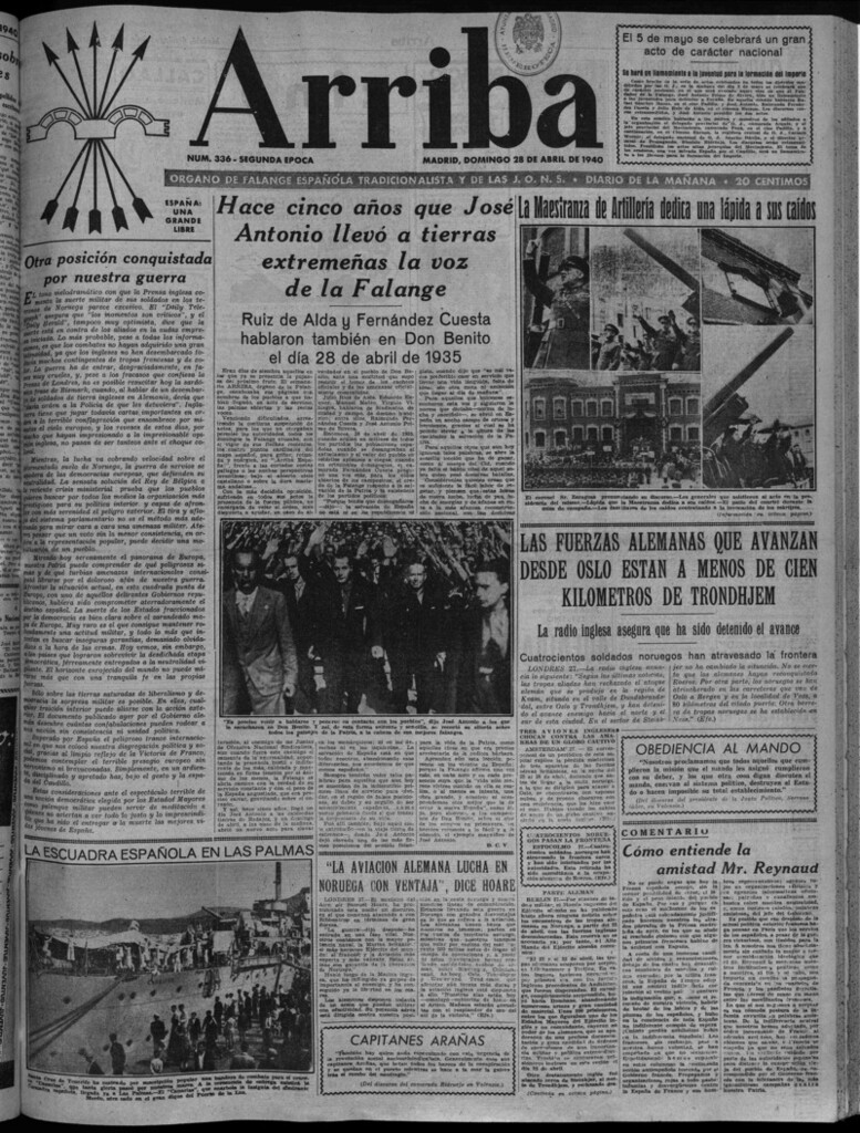 Miniatura de Arriba del 28 de abril de 1940