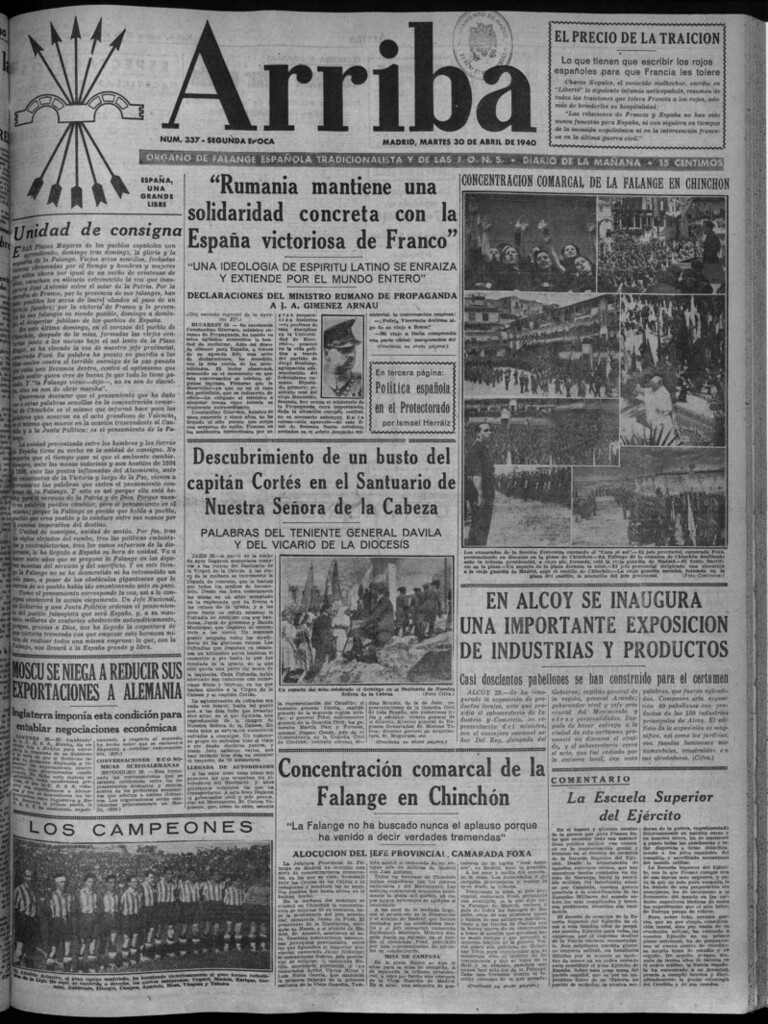 Miniatura de Arriba del 30 de abril de 1940