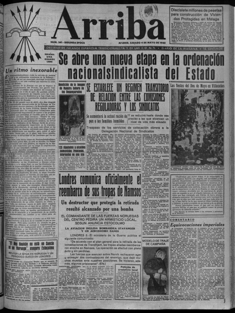 Miniatura de Arriba del 4 de mayo de 1940