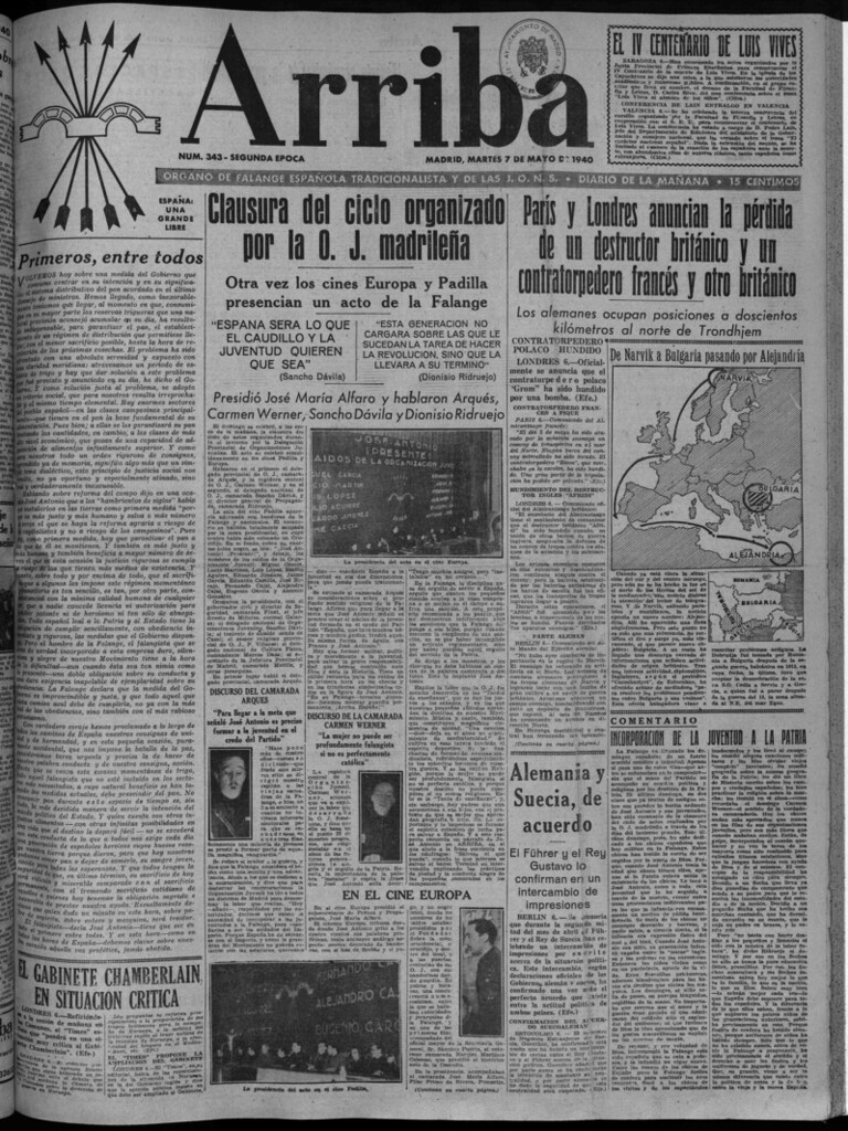 Miniatura de Arriba del 7 de mayo de 1940