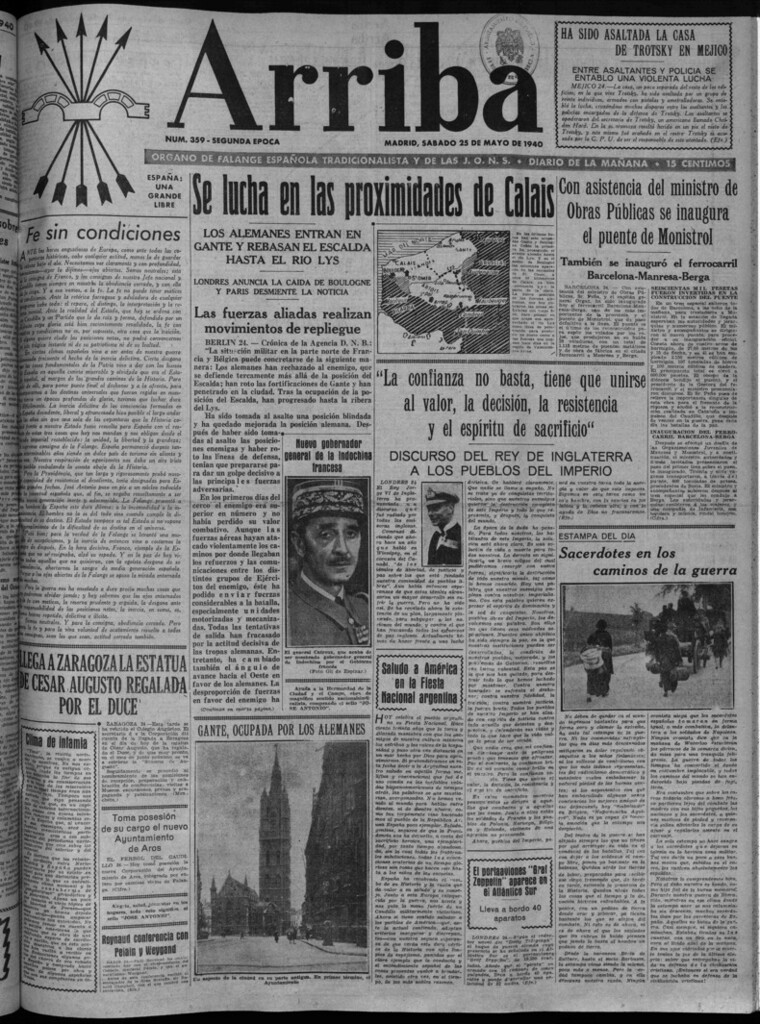 Miniatura de Arriba del 25 de mayo de 1940