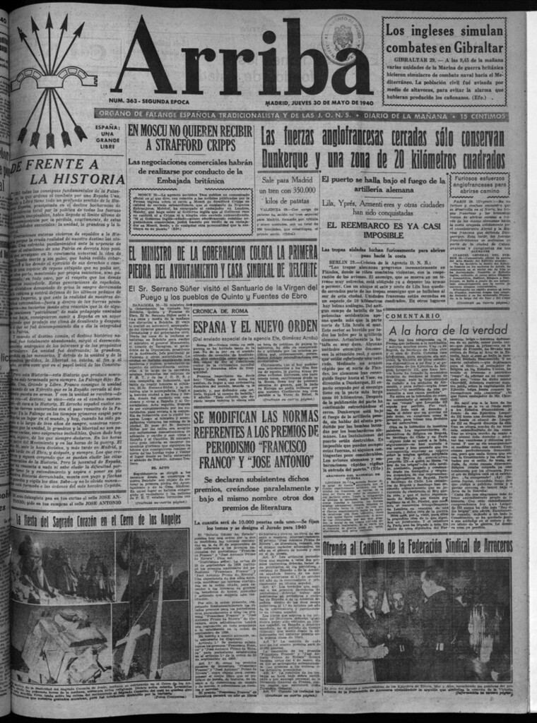 Miniatura de Arriba del 30 de mayo de 1940