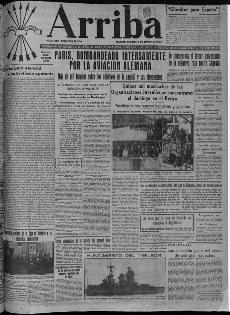 Miniatura de Arriba del 4 de junio de 1940