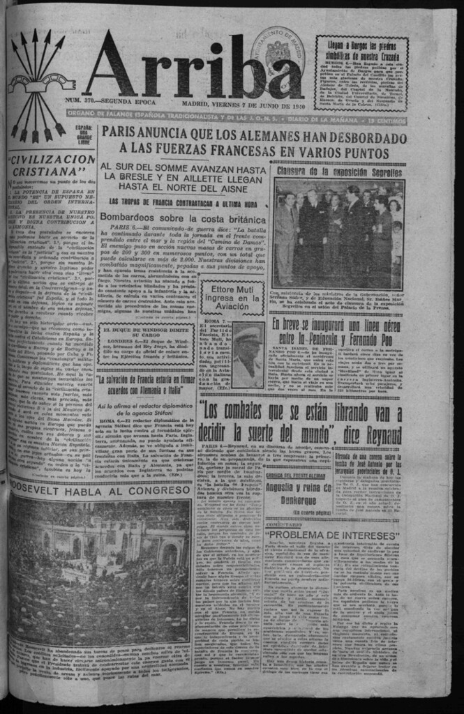 Miniatura de Arriba del 7 de junio de 1940