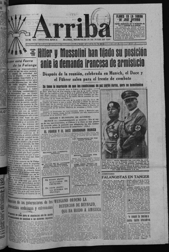 Miniatura de Arriba del 19 de junio de 1940