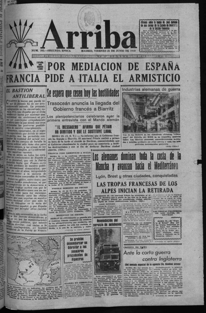 Miniatura de Arriba del 21 de junio de 1940
