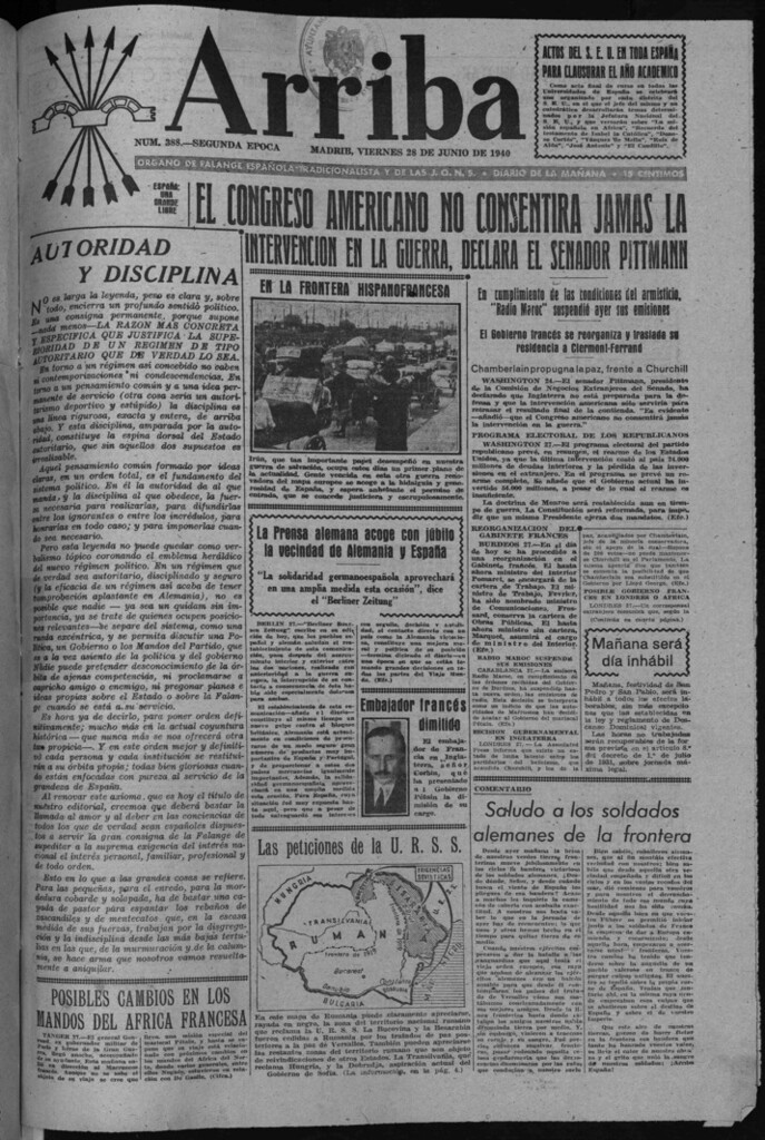 Miniatura de Arriba del 28 de junio de 1940