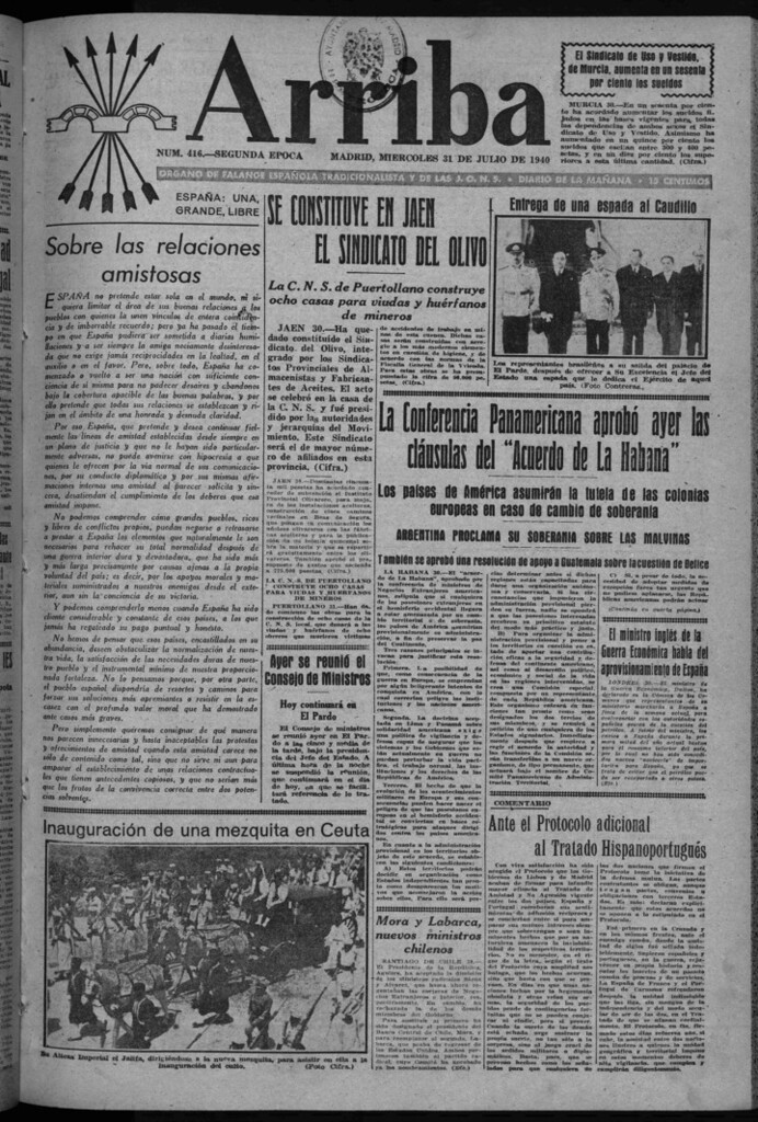 Miniatura de Arriba del 31 de julio de 1940