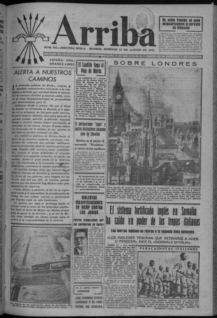 Miniatura de Arriba del 18 de agosto de 1940