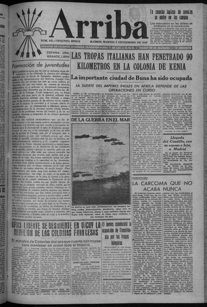 Miniatura de Arriba del 2 de septiembre de 1940