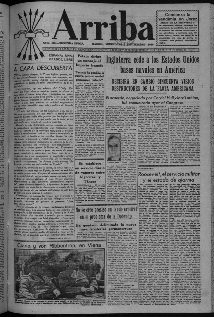 Miniatura de Arriba del 4 de septiembre de 1940