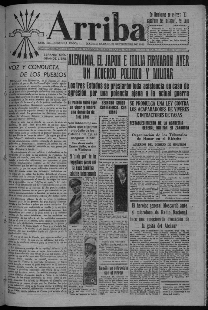 Miniatura de Arriba del 28 de septiembre de 1940