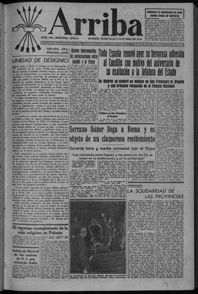 Miniatura de Arriba del 2 de octubre de 1940