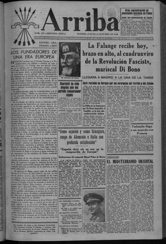 Miniatura de Arriba del 10 de octubre de 1940