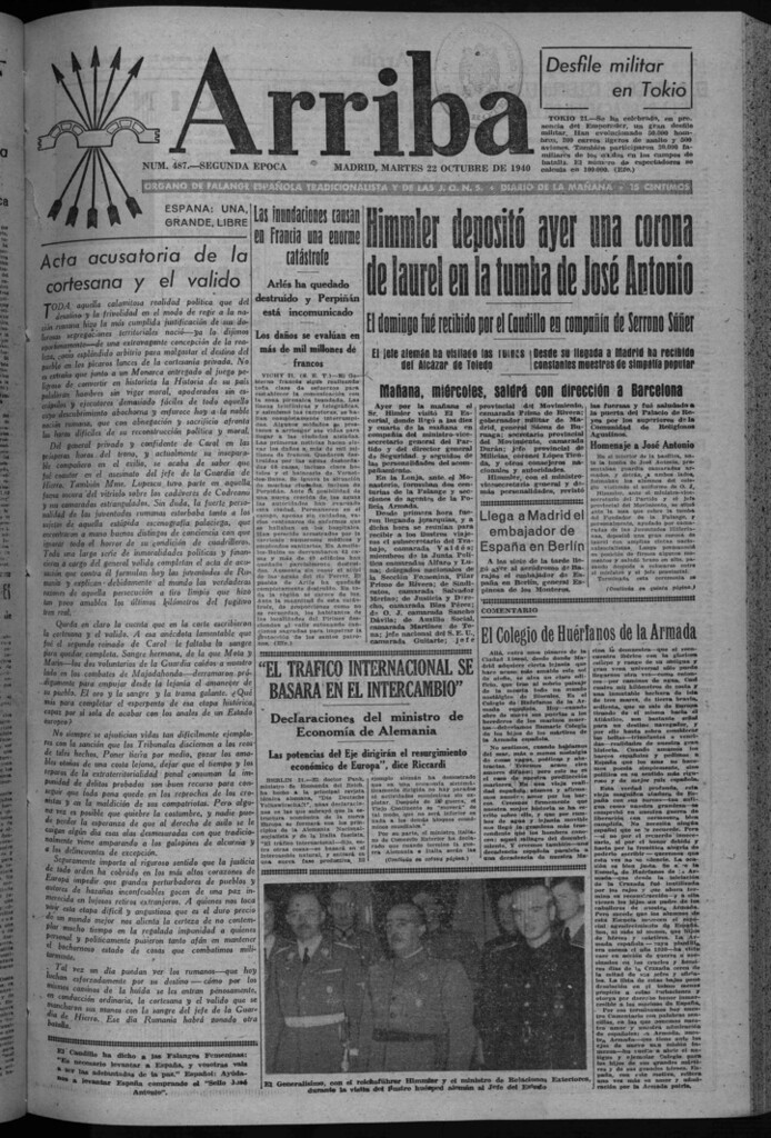 Miniatura de Arriba del 22 de octubre de 1940
