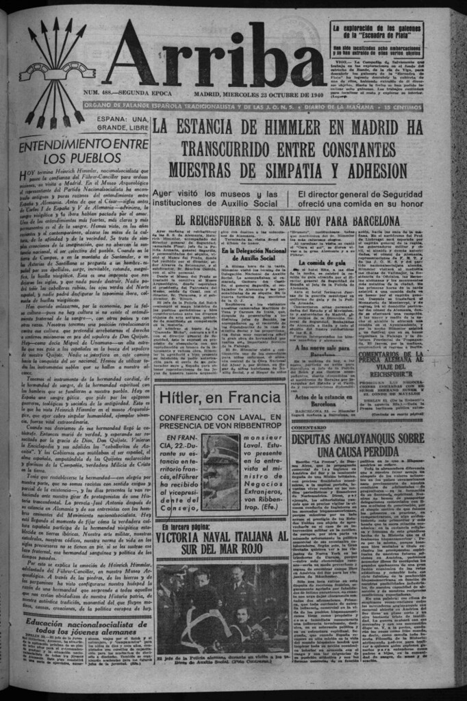 Miniatura de Arriba del 23 de octubre de 1940