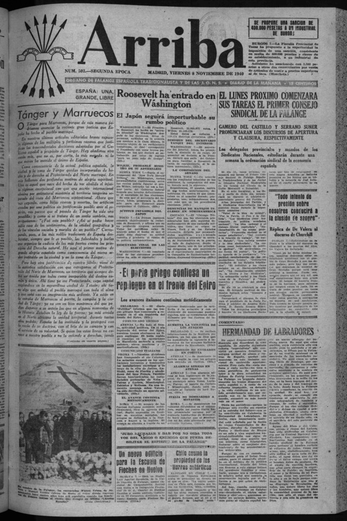 Miniatura de Arriba del 8 de noviembre de 1940