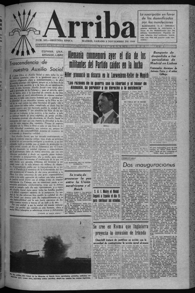 Miniatura de Arriba del 9 de noviembre de 1940