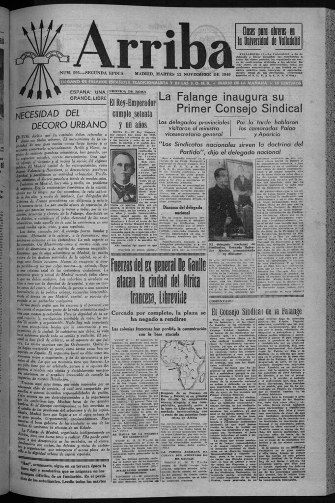 Miniatura de Arriba del 12 de noviembre de 1940