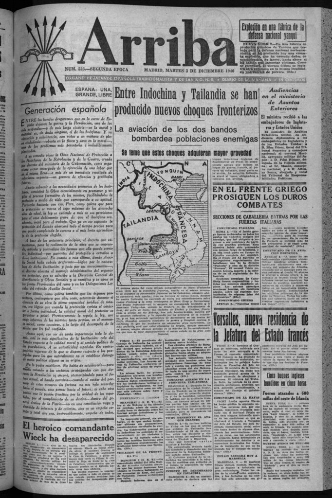 Miniatura de Arriba del 3 de diciembre de 1940