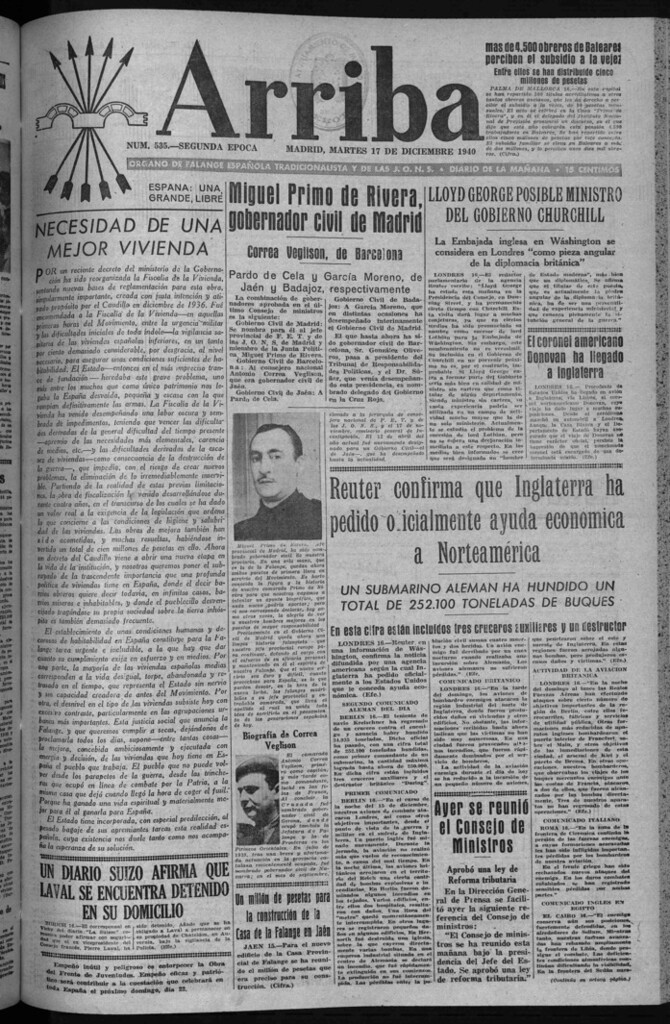 Miniatura de Arriba del 17 de diciembre de 1940