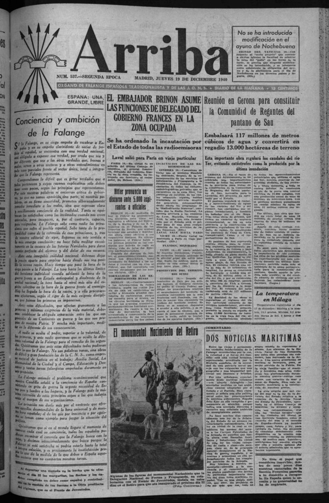 Miniatura de Arriba del 19 de diciembre de 1940