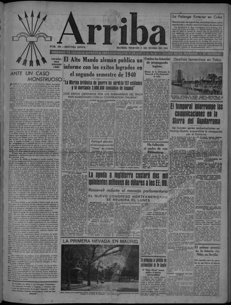 Miniatura de Arriba del 3 de enero de 1941