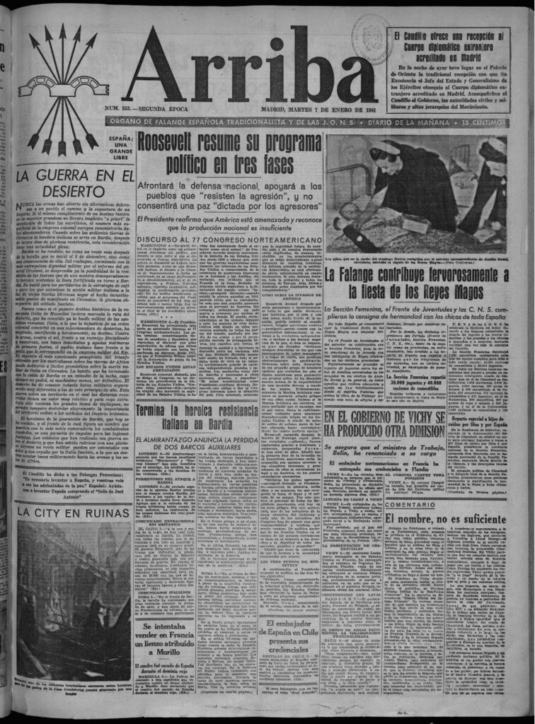 Miniatura de Arriba del 7 de enero de 1941