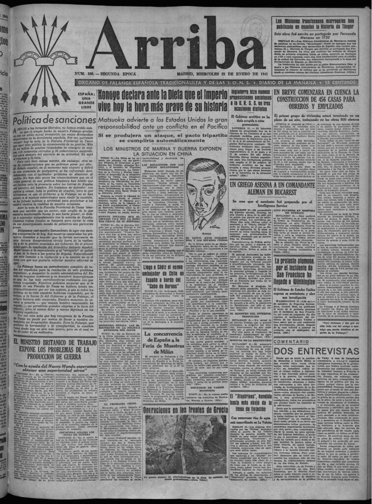 Miniatura de Arriba del 22 de enero de 1941