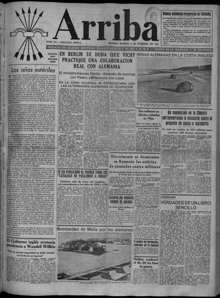 Miniatura de Arriba del 4 de febrero de 1941