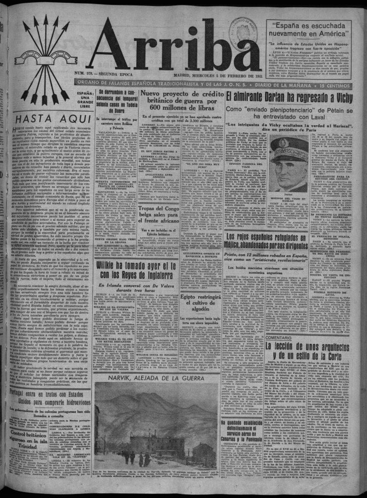 Miniatura de Arriba del 5 de febrero de 1941