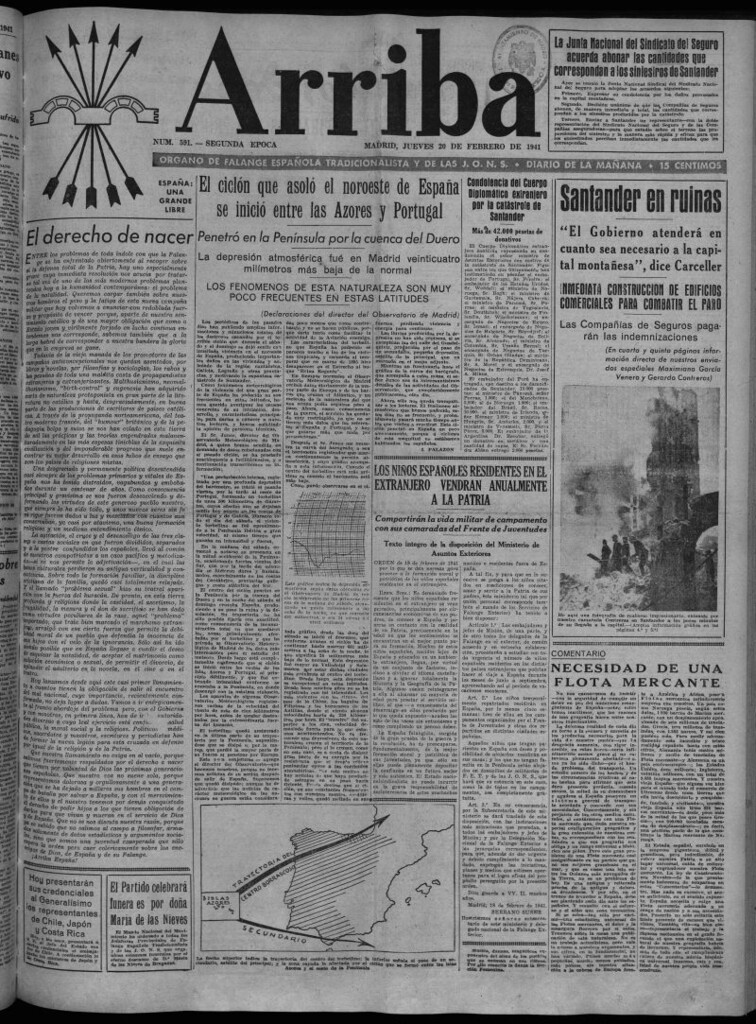 Miniatura de Arriba del 20 de febrero de 1941