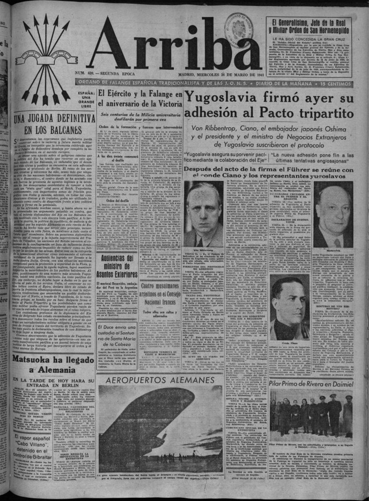 Miniatura de Arriba del 26 de marzo de 1941