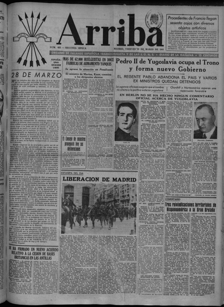 Miniatura de Arriba del 28 de marzo de 1941