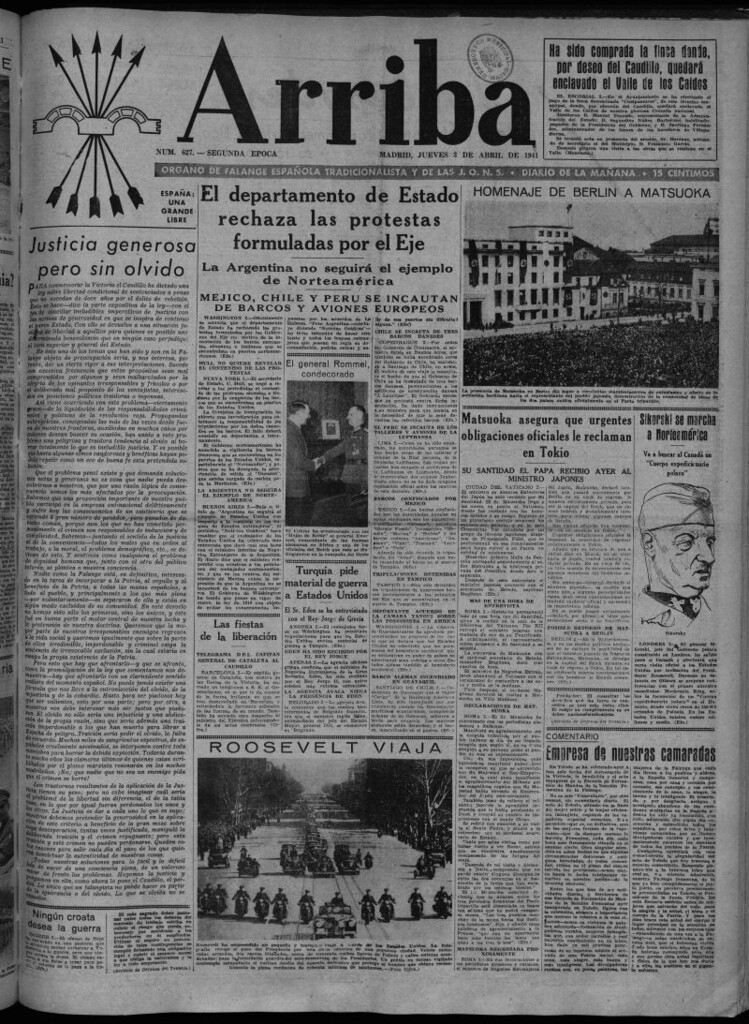 Miniatura de Arriba del 3 de abril de 1941