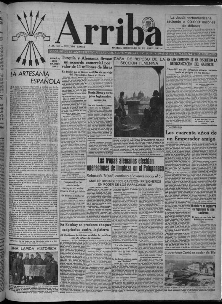 Miniatura de Arriba del 30 de abril de 1941
