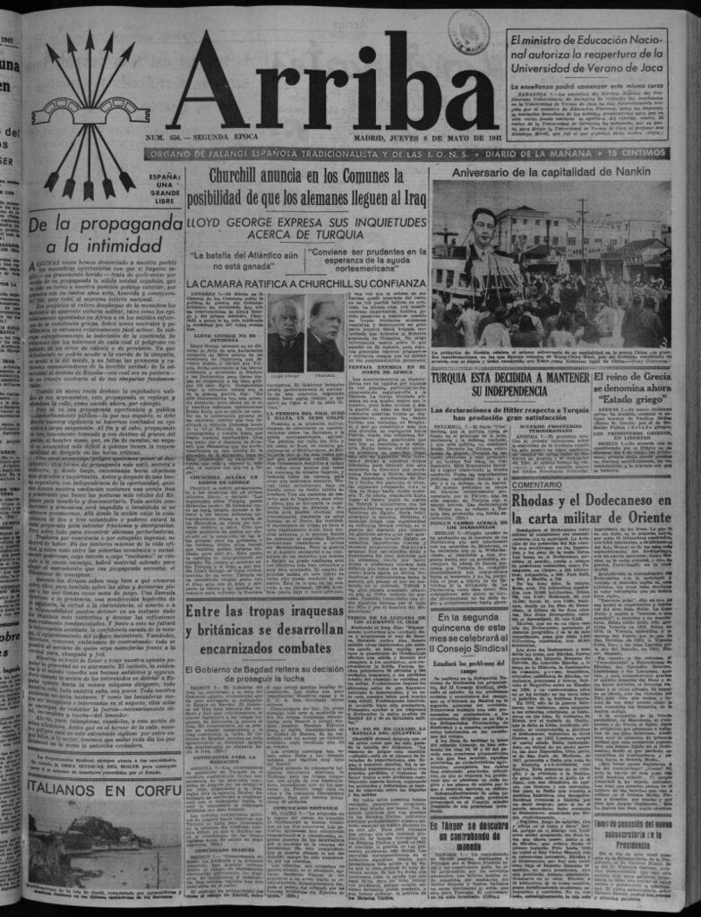 Miniatura de Arriba del 8 de mayo de 1941