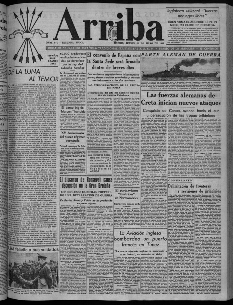 Miniatura de Arriba del 29 de mayo de 1941